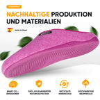 KOMFORTY® Hausschuhe - Warme Füße mit natürlicher Wolle