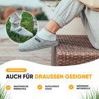 KOMFORTY® Hausschuhe - Warme Füße mit natürlicher Wolle