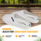 KOMFORTY® Hausschuhe - Warme Füße mit natürlicher Wolle