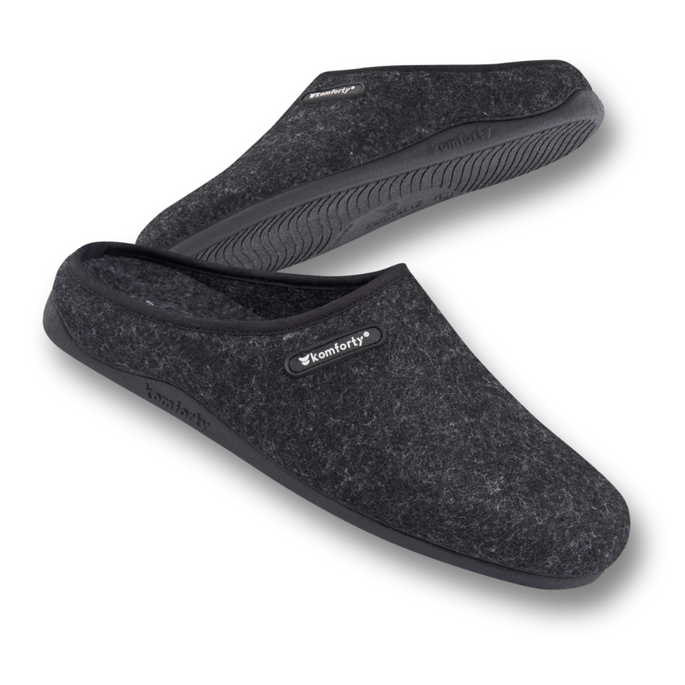 KOMFORTY® Hausschuhe - Warme Füße mit natürlicher Wolle
